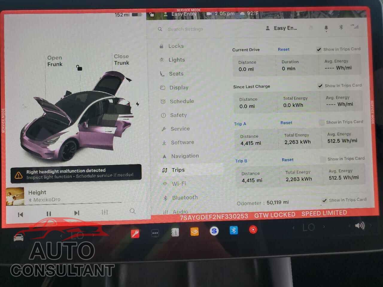 TESLA MODEL Y 2022 - 7SAYGDEF2NF330253