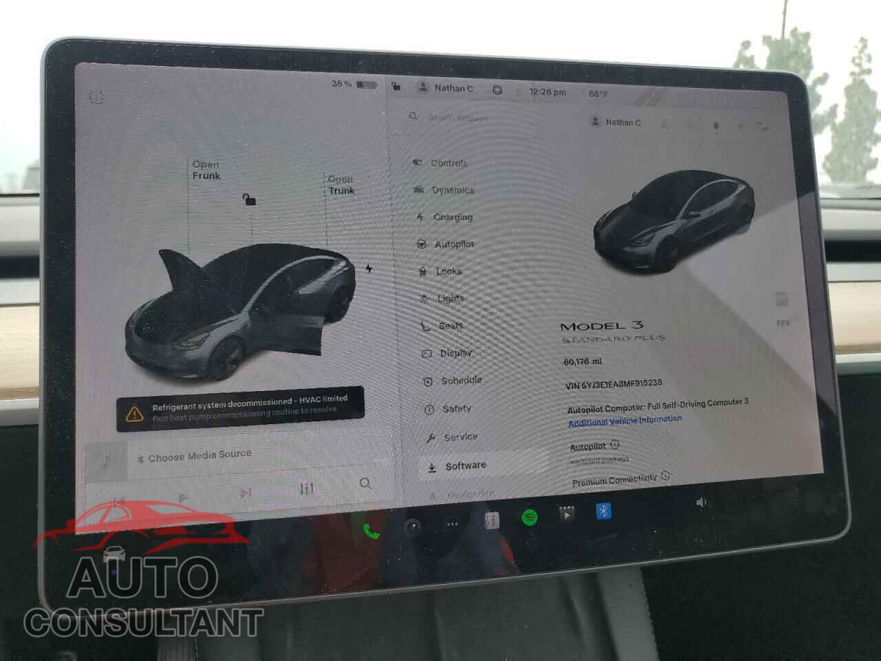 TESLA MODEL 3 2021 - 5YJ3E1EA8MF915238