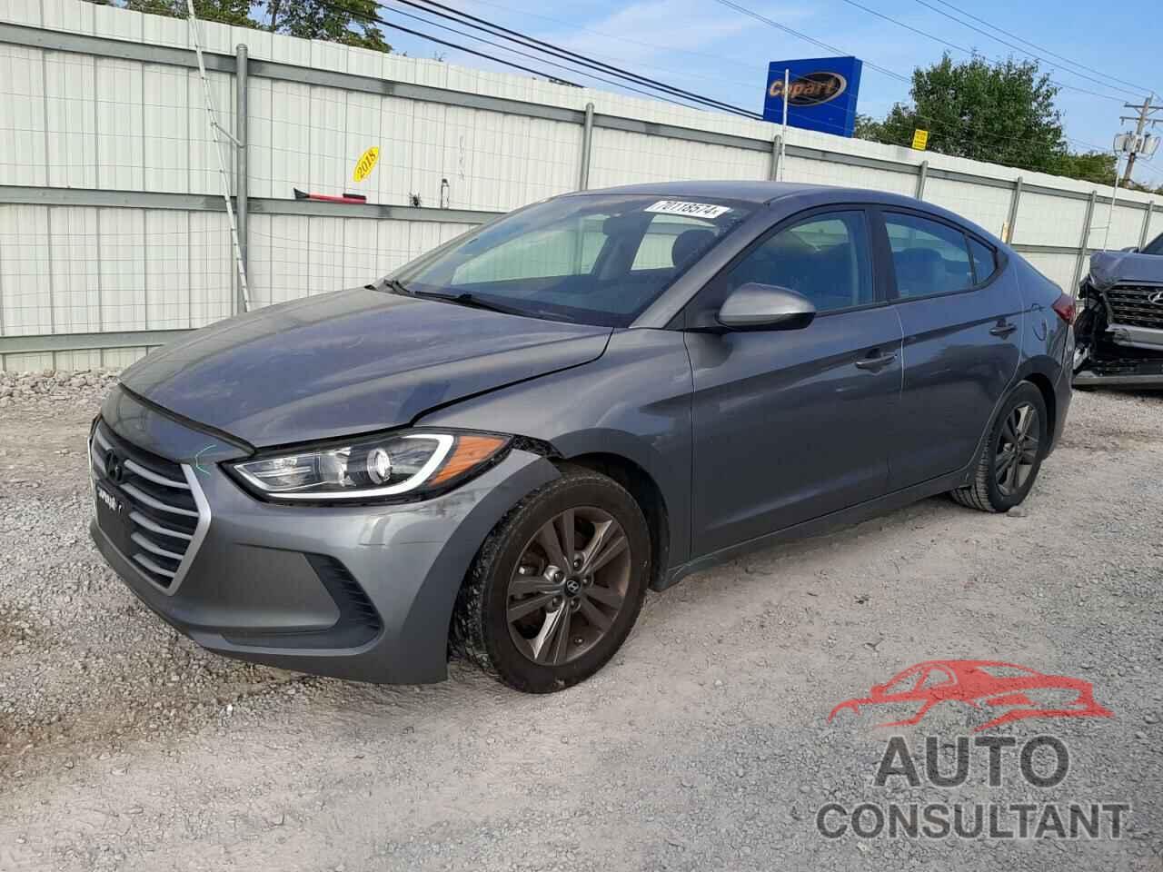 HYUNDAI ELANTRA 2017 - KMHD84LF7HU246013