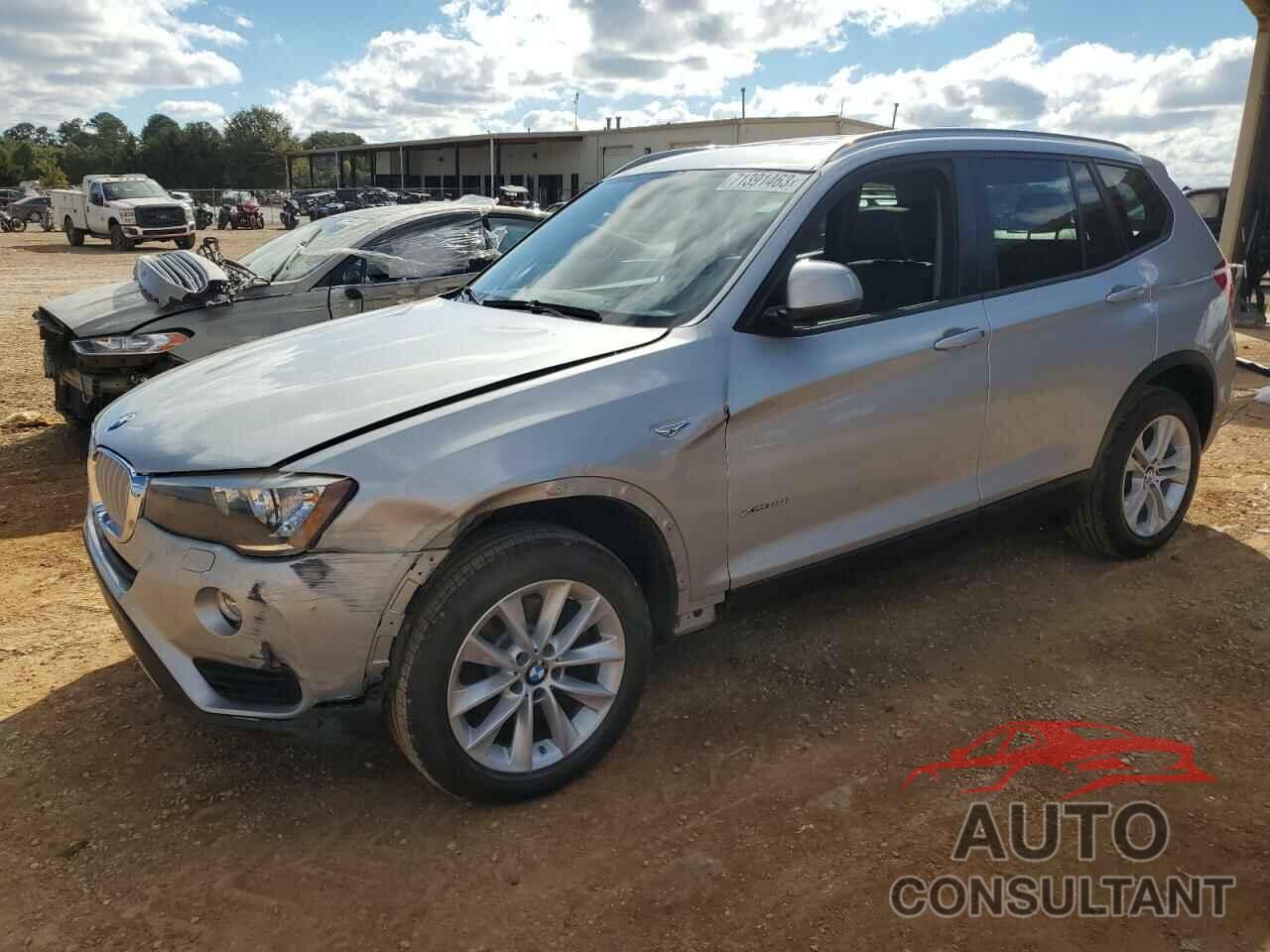 BMW X3 2016 - 5UXWX9C58G0D80685