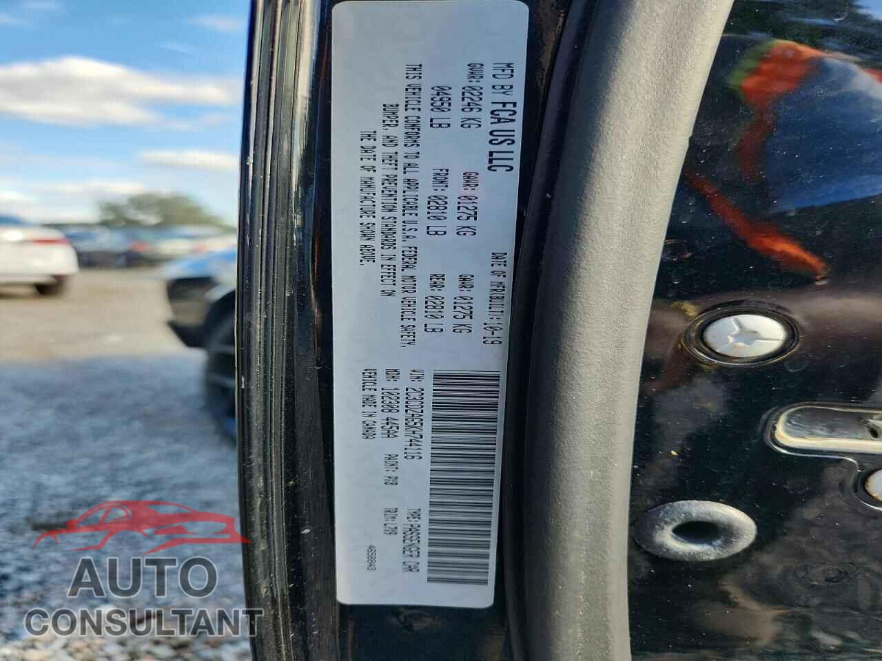 DODGE CHALLENGER 2019 - 2C3CDZAG5KH744116