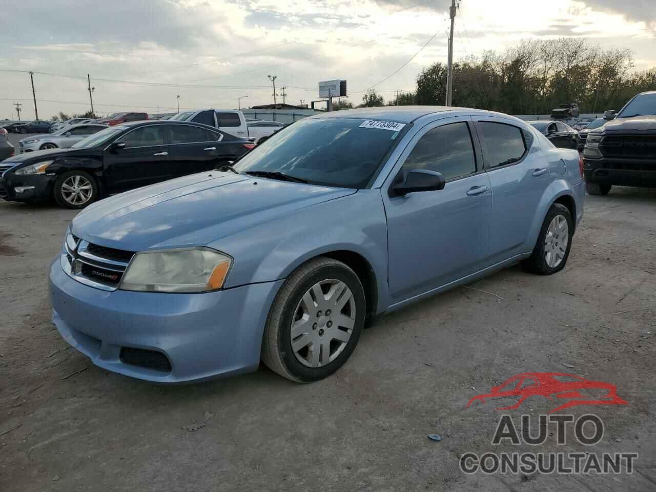 DODGE AVENGER 2013 - 1C3CDZAG6DN769665