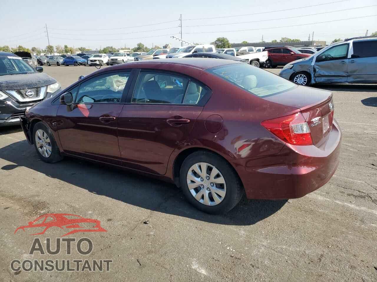 HONDA CIVIC 2012 - 2HGFB2F57CH609316