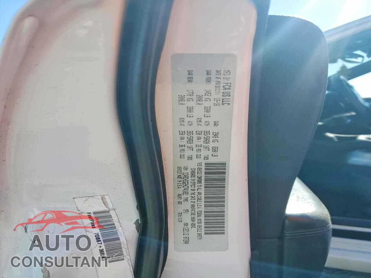 DODGE DURANGO 2017 - 1C4RDHDG2HC741021