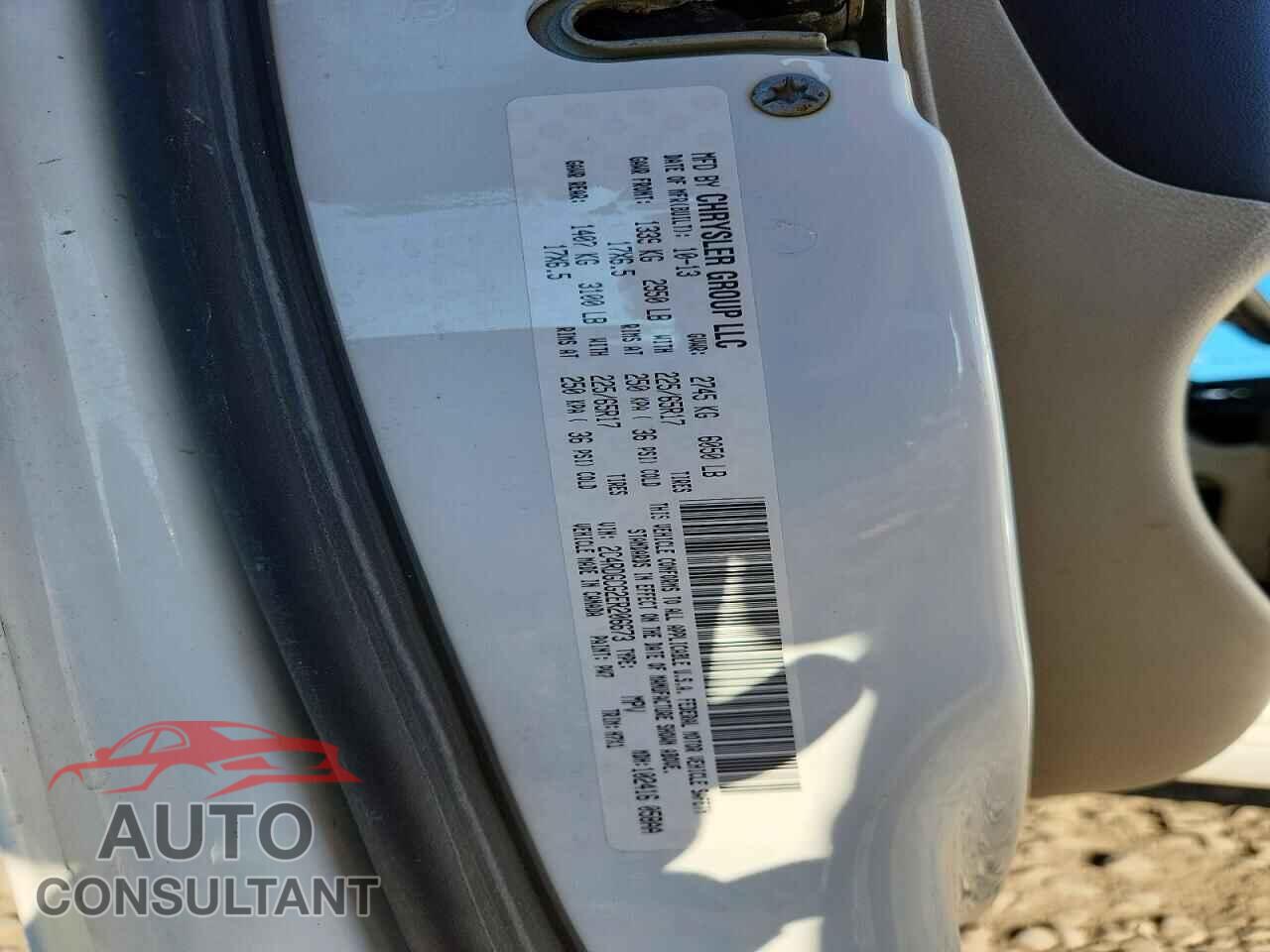 DODGE CARAVAN 2014 - 2C4RDGCG2ER206673