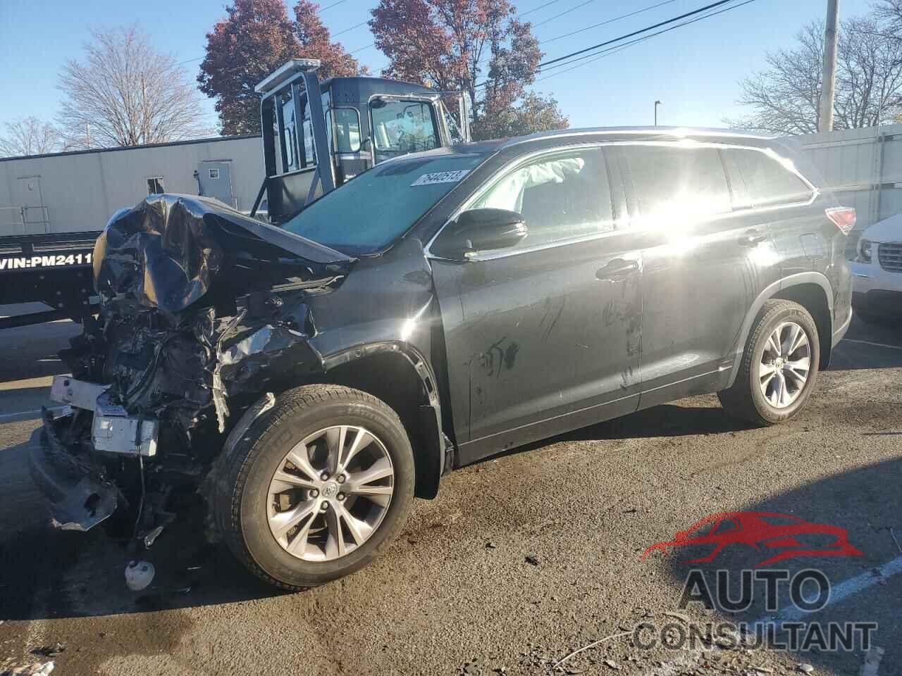 TOYOTA HIGHLANDER 2015 - 5TDJKRFH7FS153609