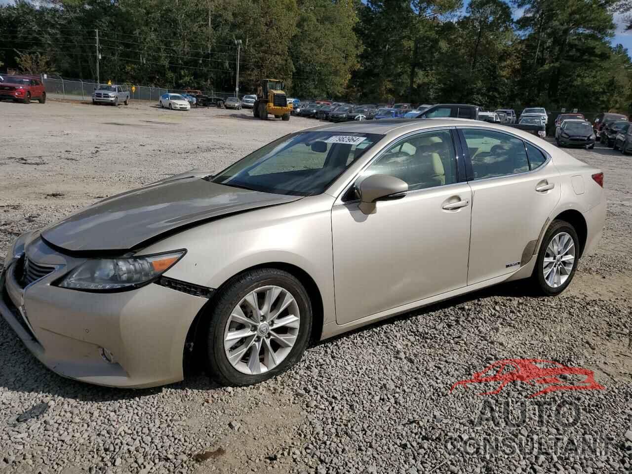LEXUS ES300 2013 - JTHBW1GG5D2037957