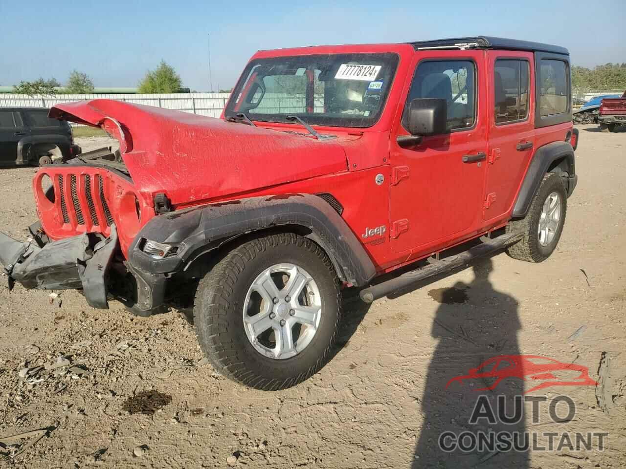 JEEP WRANGLER 2018 - 1C4HJXDG4JW273859
