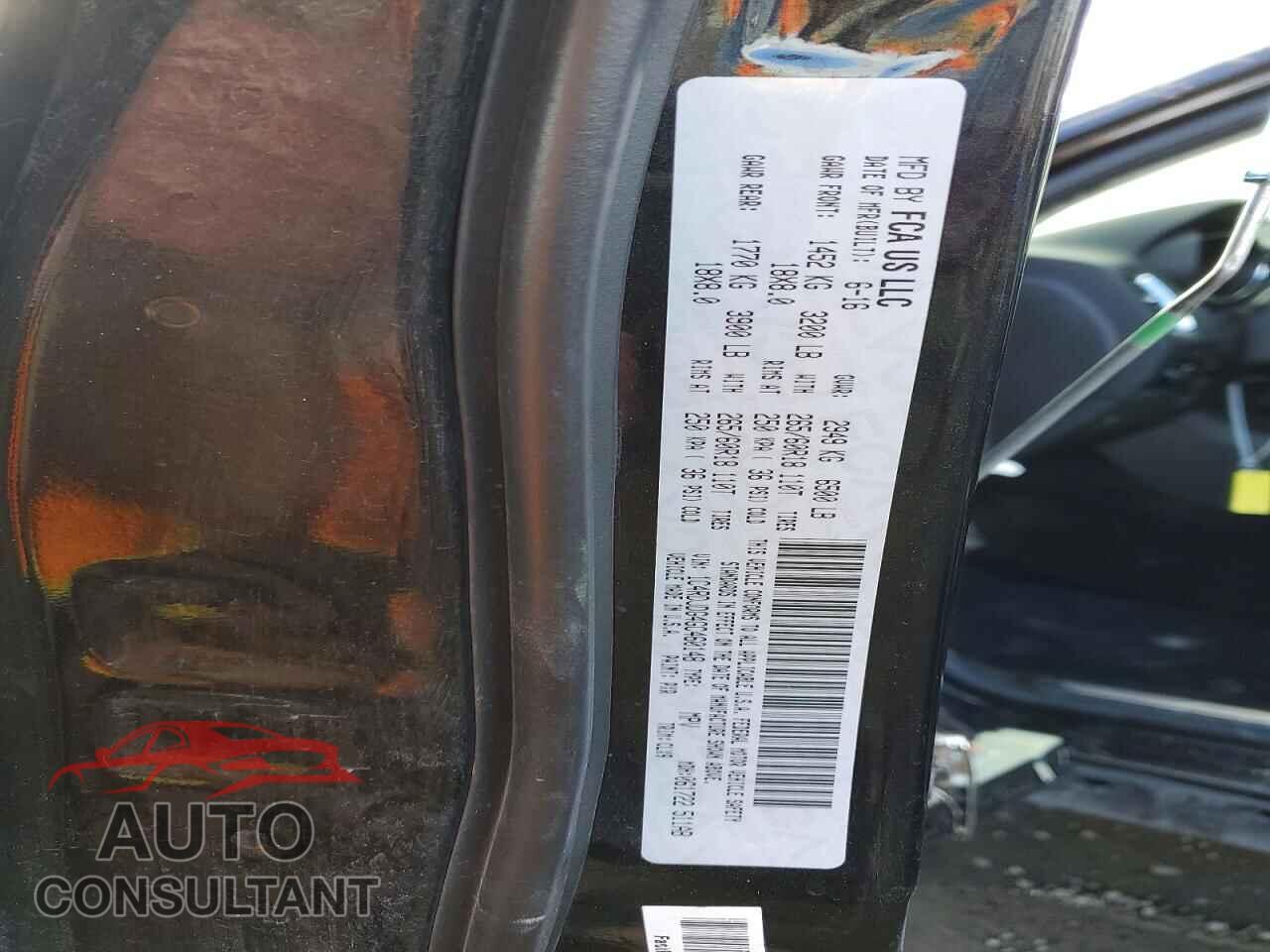 DODGE DURANGO 2016 - 1C4RDJDG4GC460148