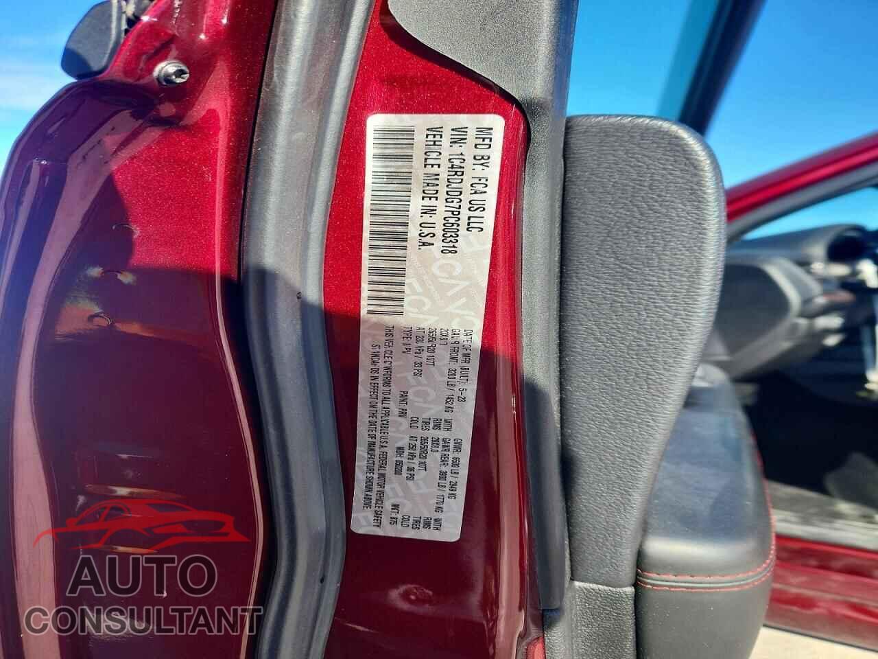 DODGE DURANGO 2023 - 1C4RDJDG7PC603318