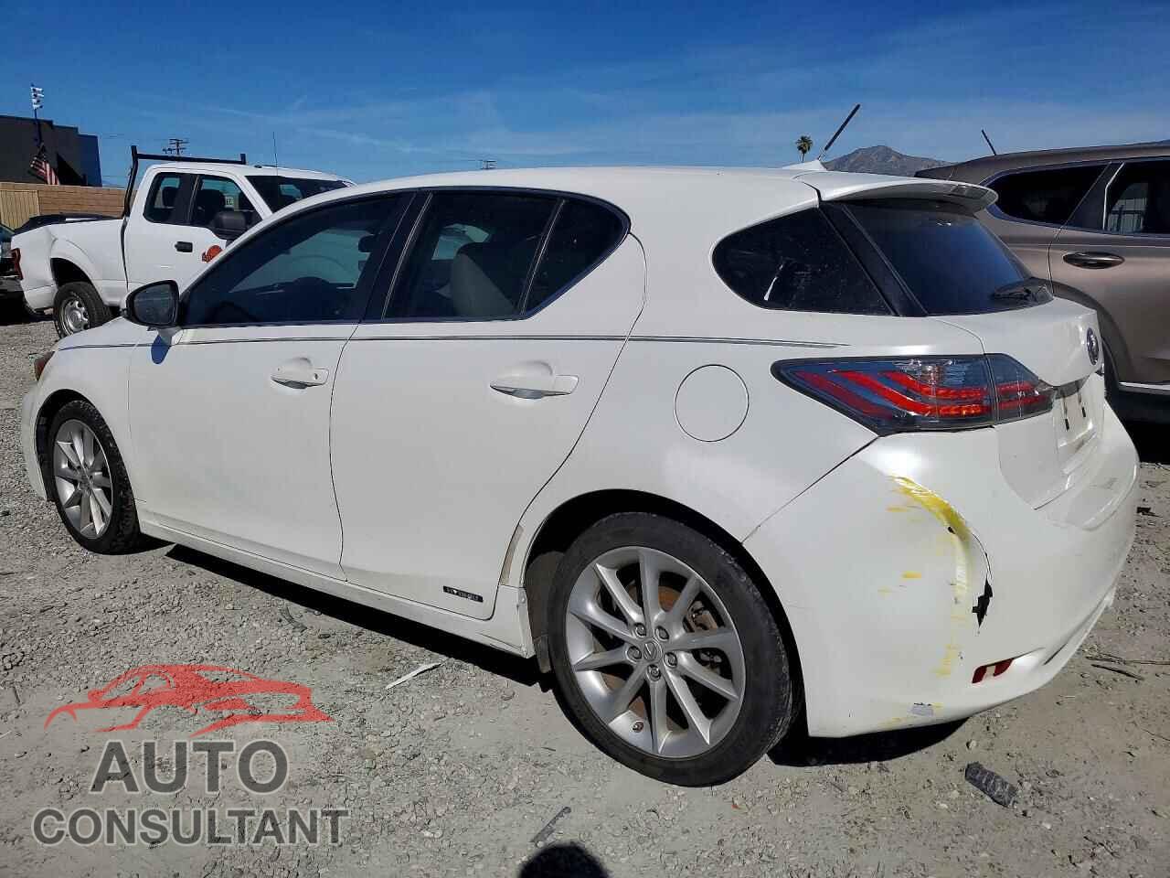 LEXUS CT 200 2012 - JTHKD5BH2C2054002