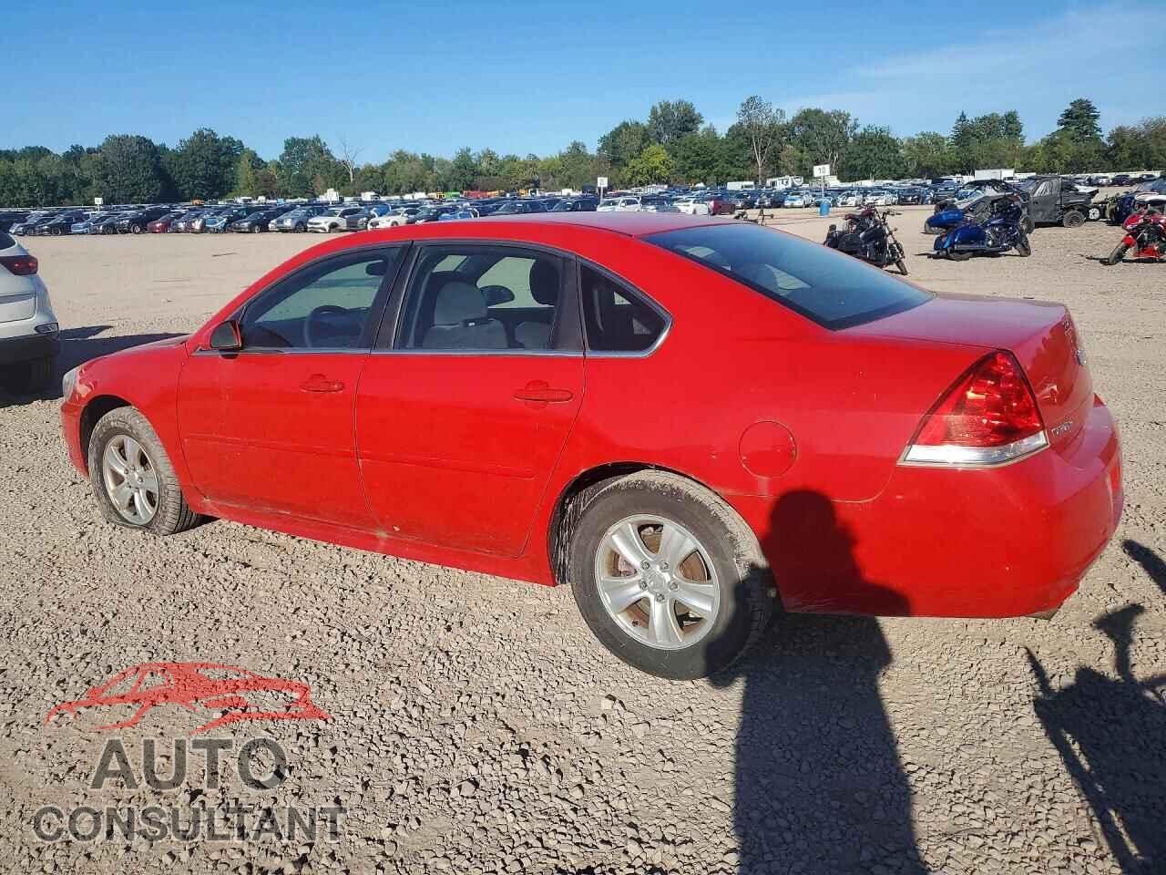 CHEVROLET IMPALA 2012 - 2G1WF5E3XC1226587