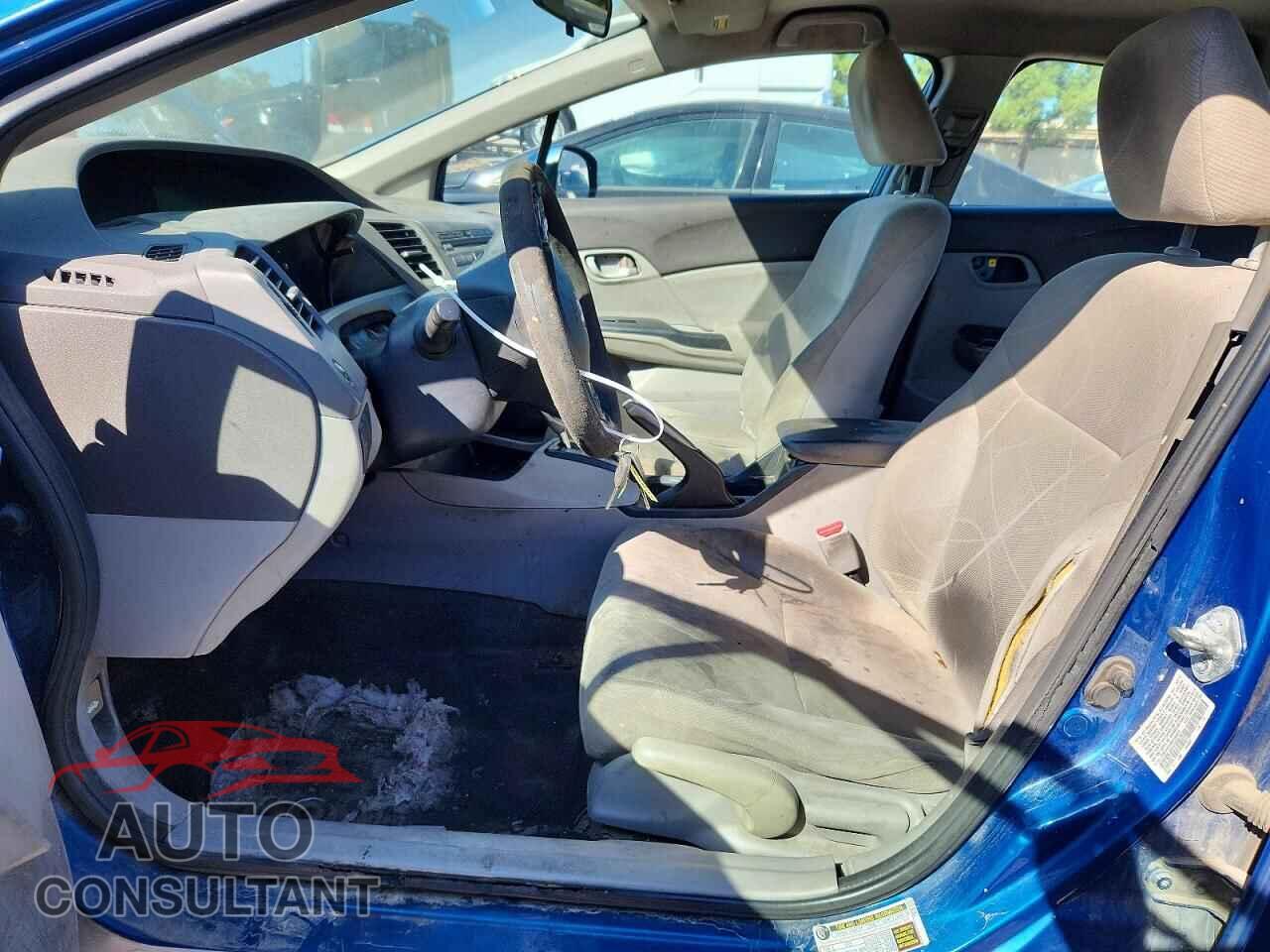 HONDA CIVIC 2012 - 19XFB2F54CE344591