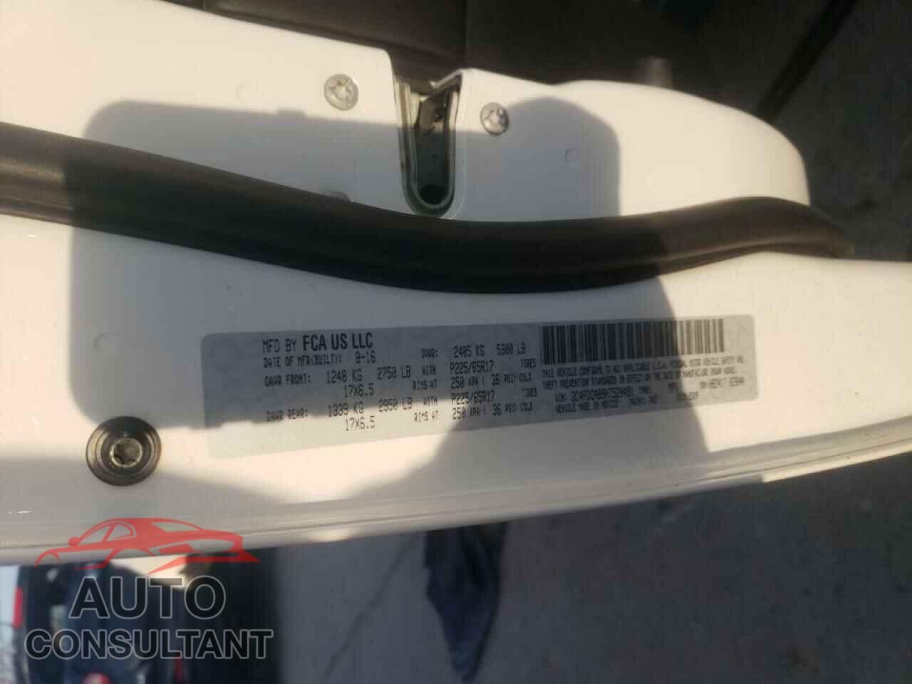 DODGE JOURNEY 2017 - 3C4PDCAB9HT520491