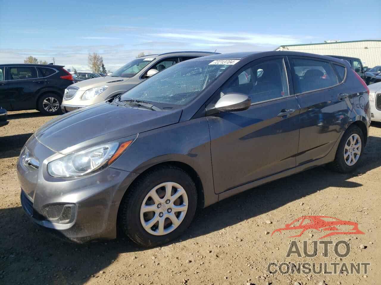 HYUNDAI ACCENT 2013 - KMHCT5AE5DU093992