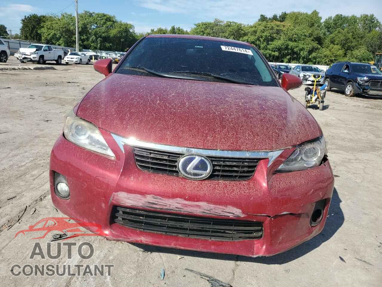 LEXUS CT 200 2013 - JTHKD5BH8D2154980