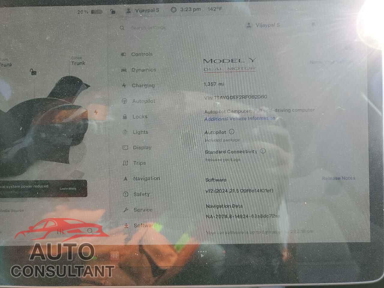 TESLA MODEL Y 2024 - 7SAYGDEF2RF082060