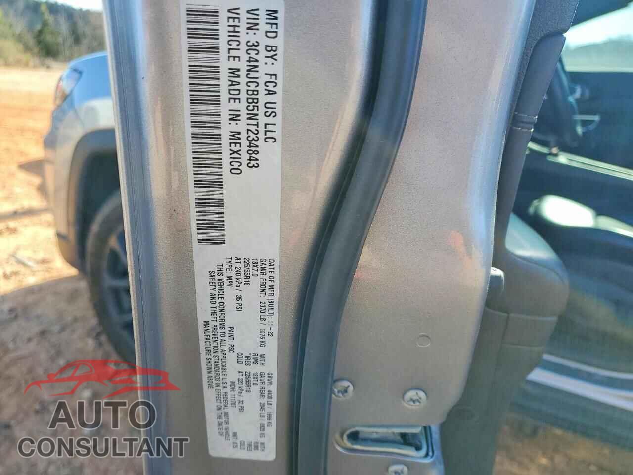 JEEP COMPASS 2022 - 3C4NJCBB5NT234843