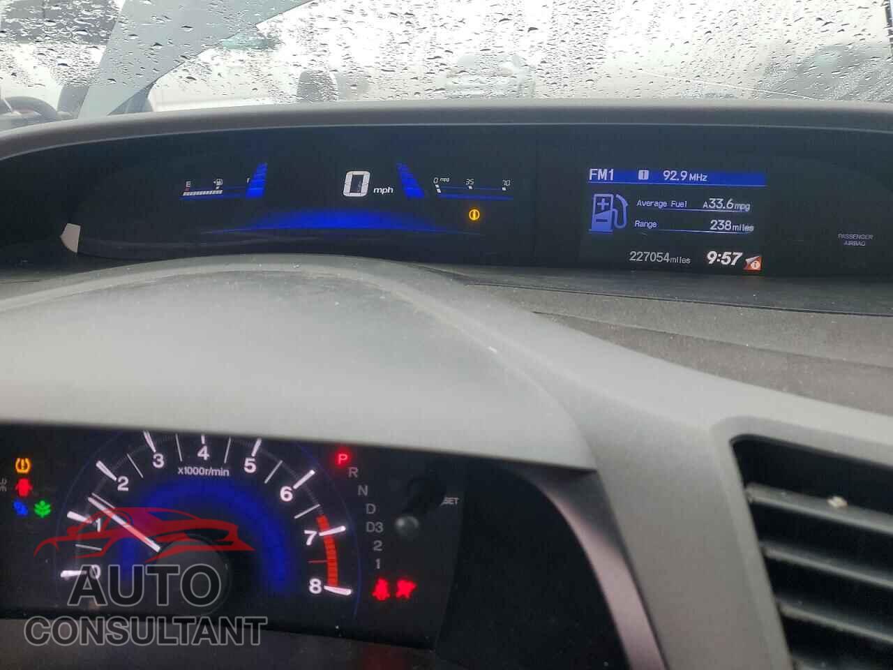 HONDA CIVIC 2012 - 19XFB2F57CE376192
