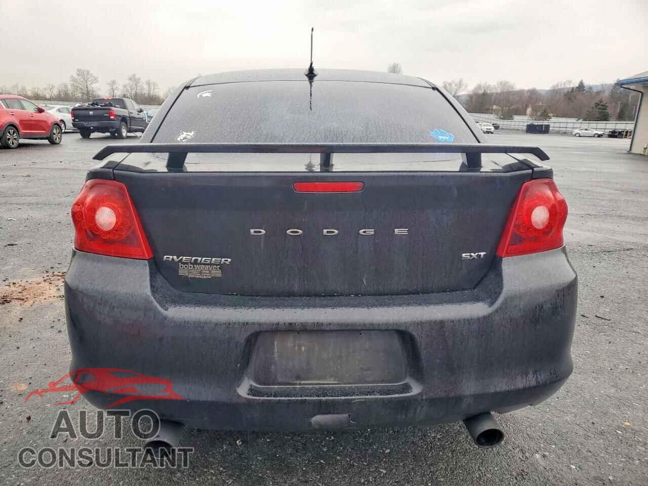 DODGE AVENGER 2012 - 1C3CDZEG6CN198834