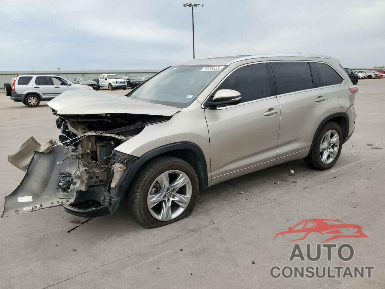 TOYOTA HIGHLANDER 2016 - 5TDYKRFH1GS156800