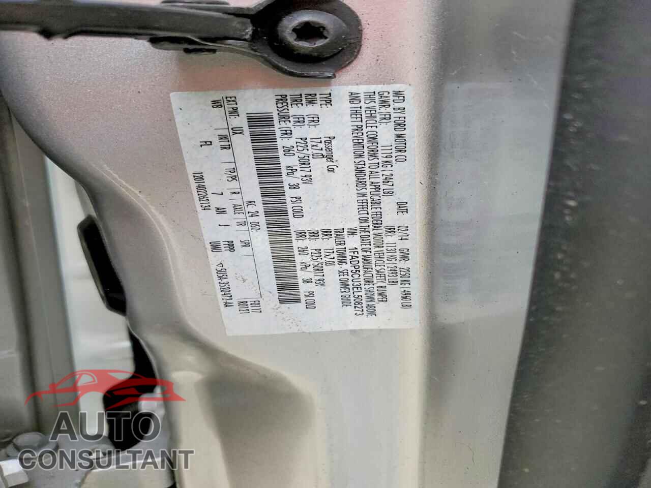 FORD CMAX 2014 - 1FADP5CU3EL508273