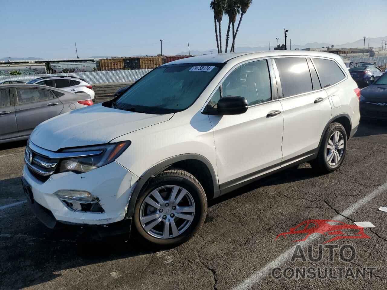 HONDA PILOT 2017 - 5FNYF5H16HB016986