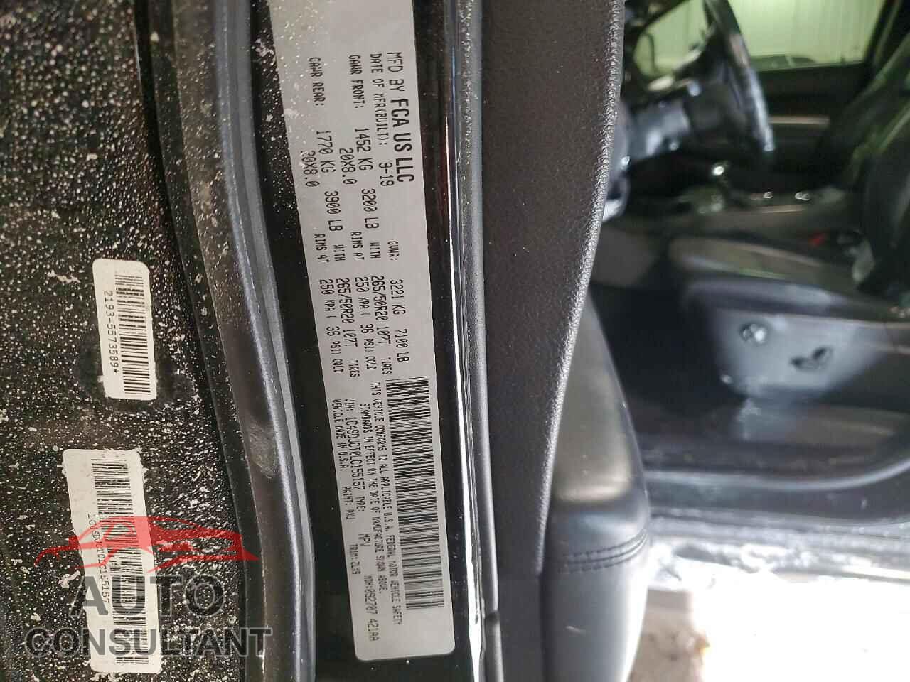 DODGE DURANGO 2020 - 1C4SDJCT0LC155157