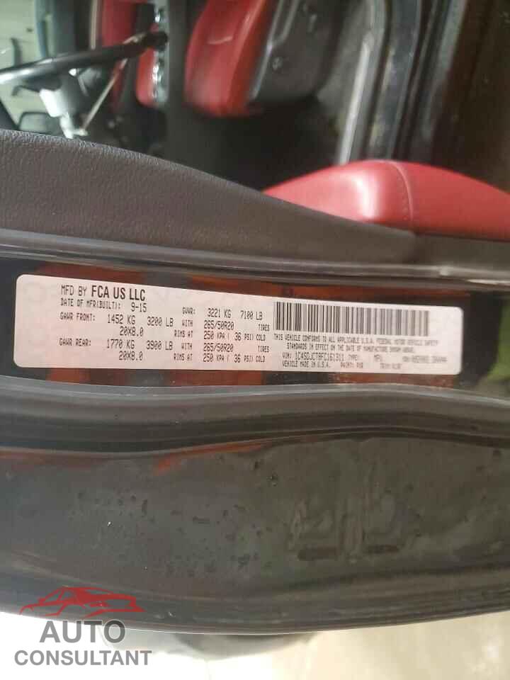 DODGE DURANGO 2015 - 1C4SDJCT8FC161311