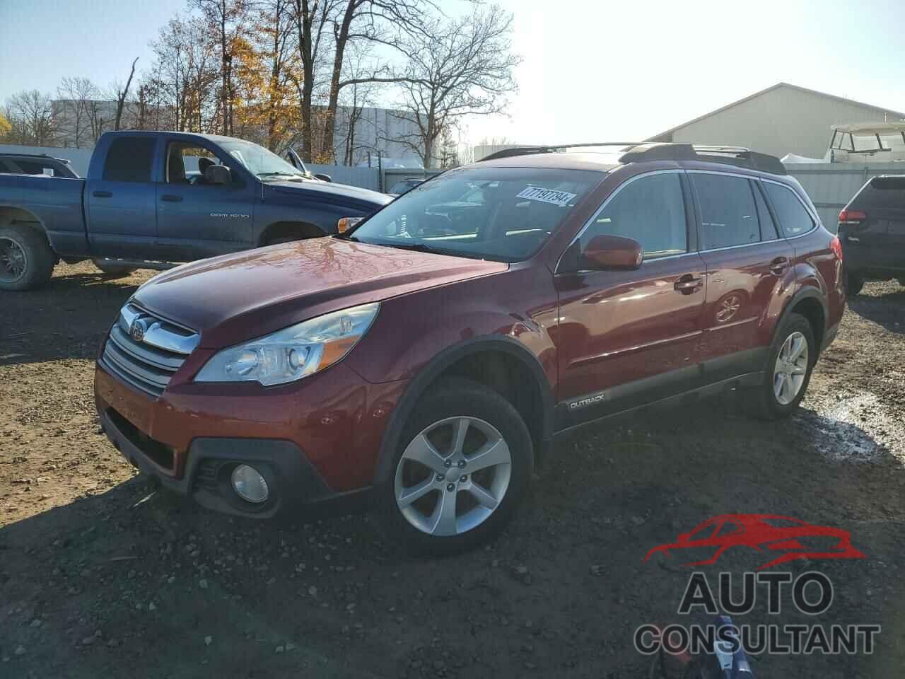 SUBARU OUTBACK 2014 - 4S4BRCCC4E1226870