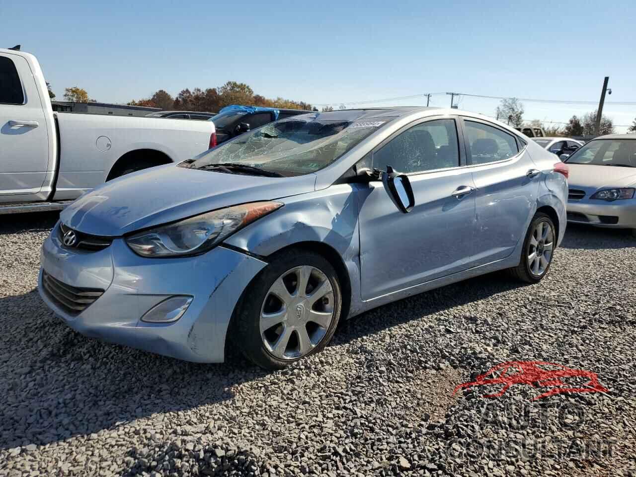 HYUNDAI ELANTRA 2012 - KMHDH4AE4CU458211
