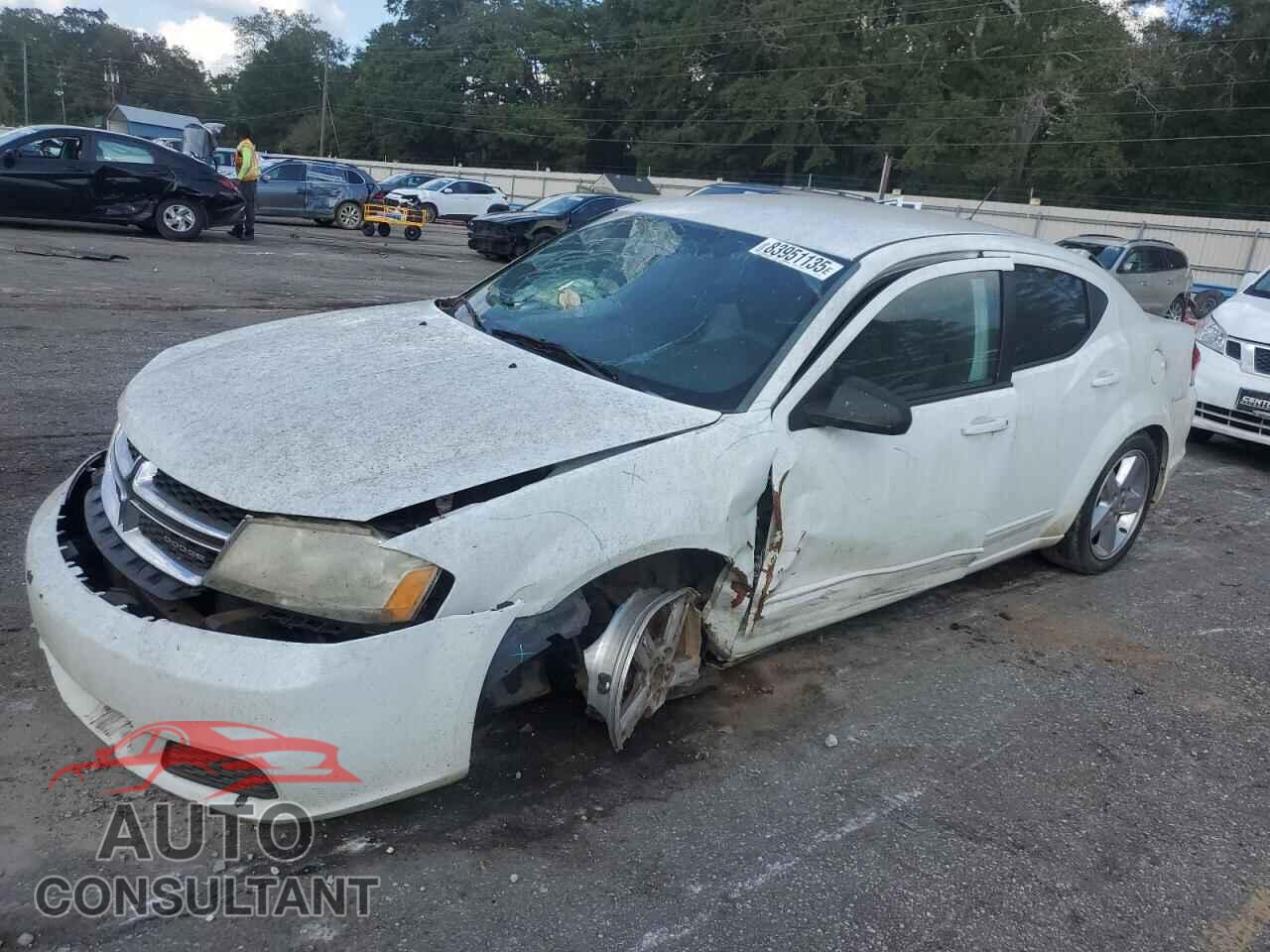 DODGE AVENGER 2012 - 1C3CDZAB6CN322997