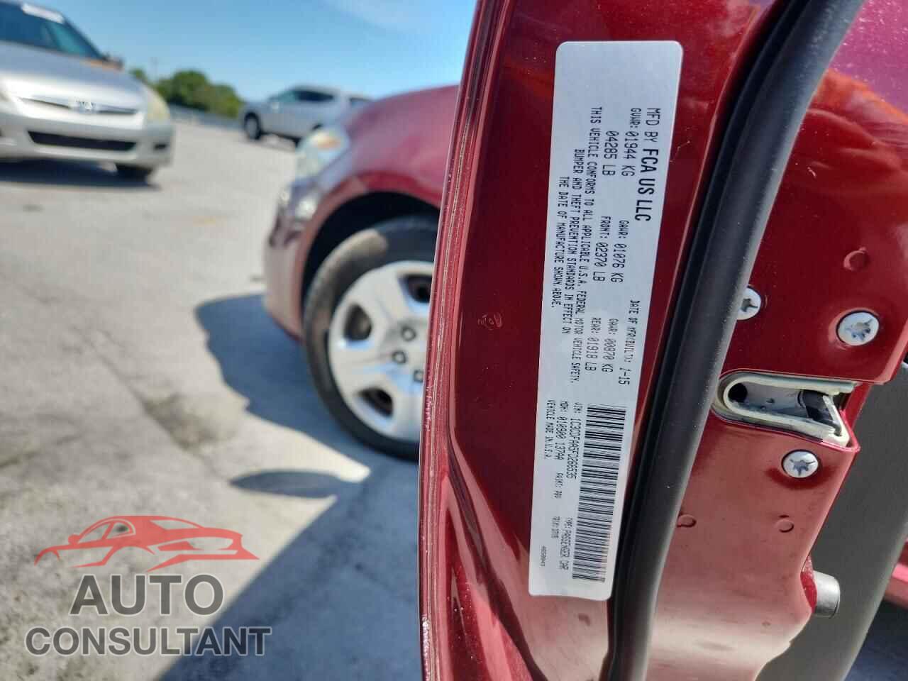 DODGE DART 2015 - 1C3CDFAA5FD266535
