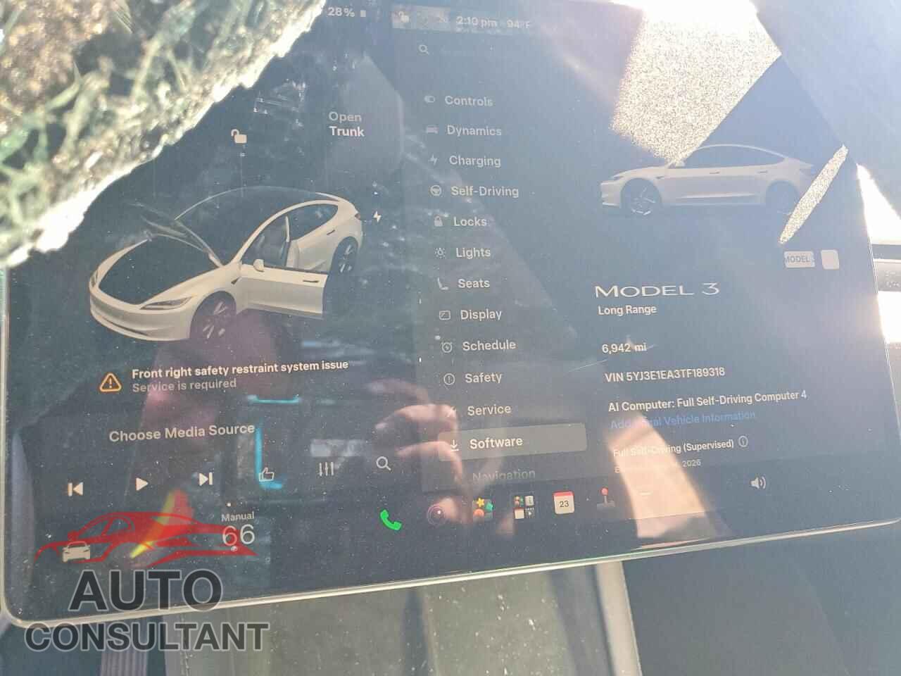 TESLA MODEL 3 2026 - 5YJ3E1EA3TF189318