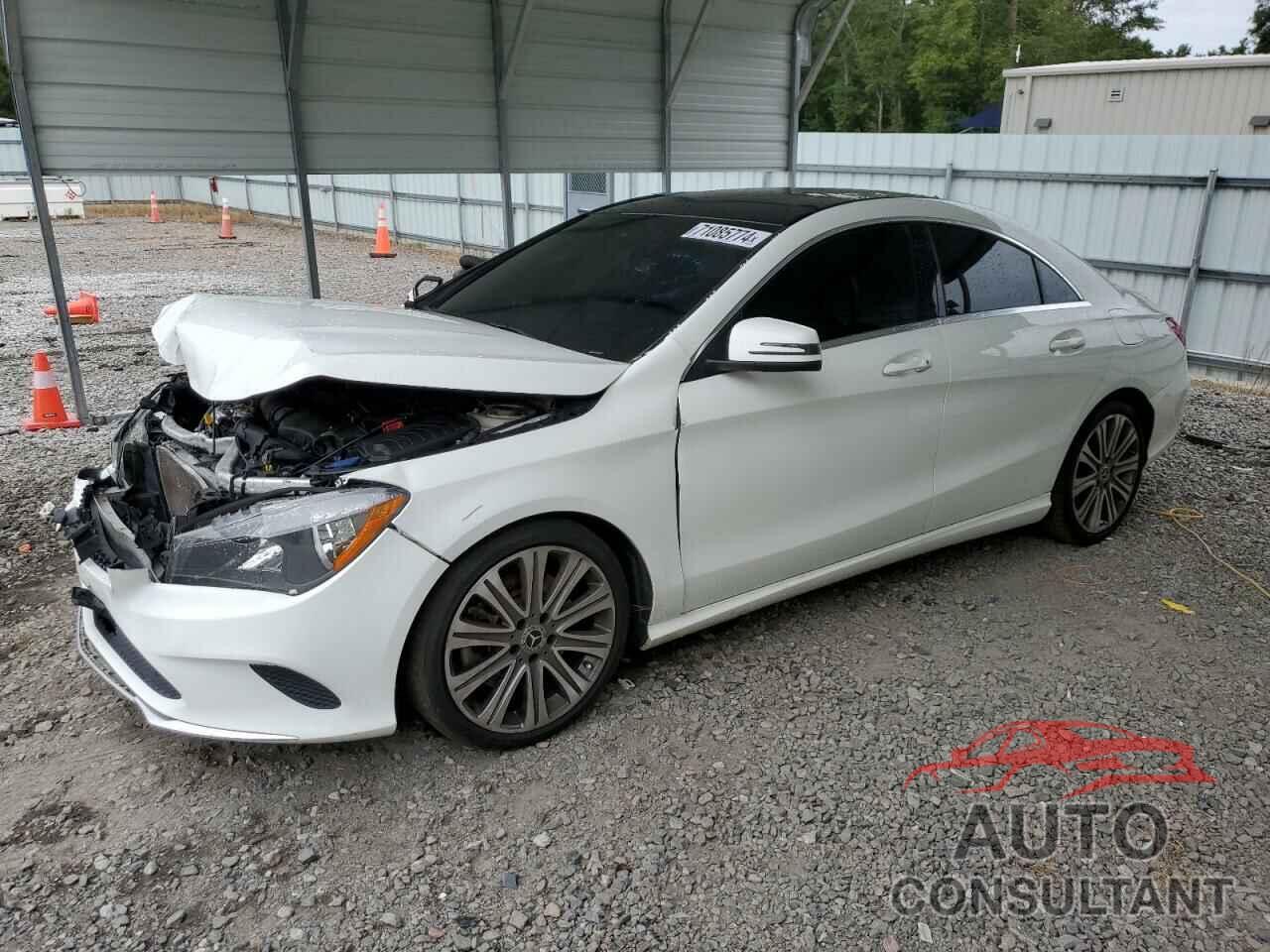 MERCEDES-BENZ CLA-CLASS 2018 - WDDSJ4EB1JN654930