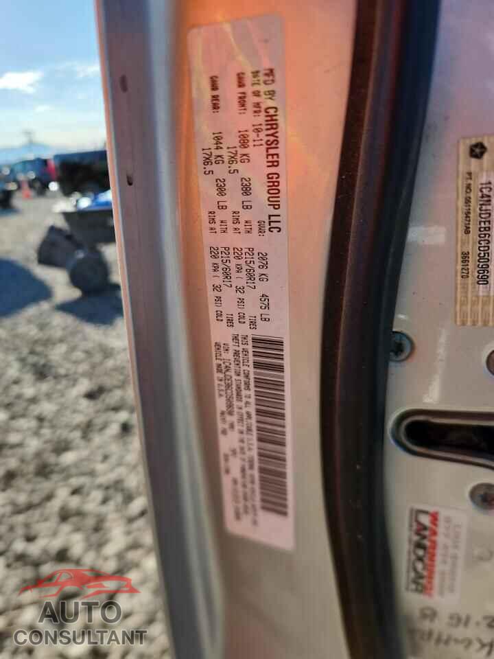 JEEP COMPASS 2012 - 1C4NJDEB6CD509690