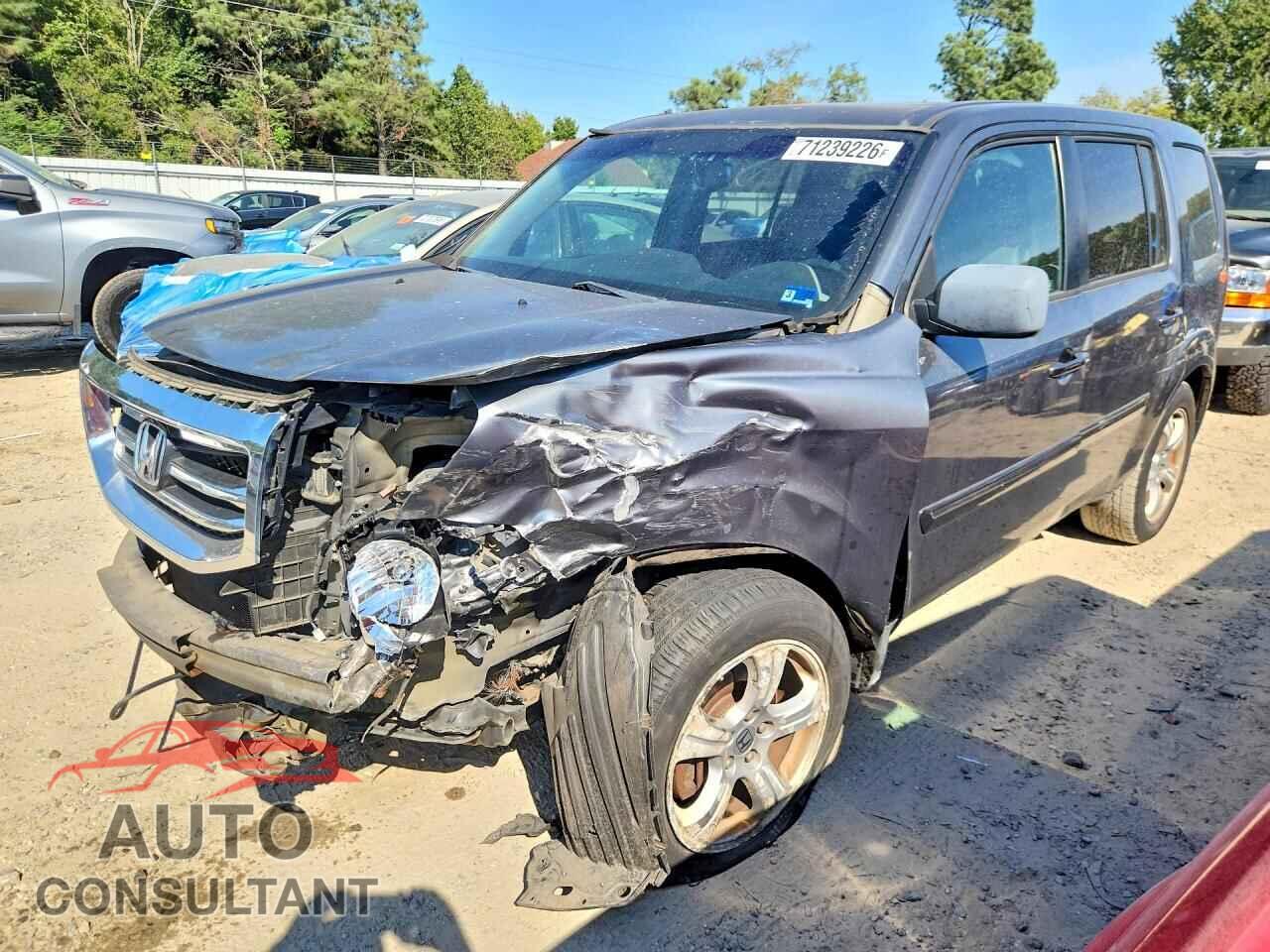 HONDA PILOT 2012 - 5FNYF3H61CB006181