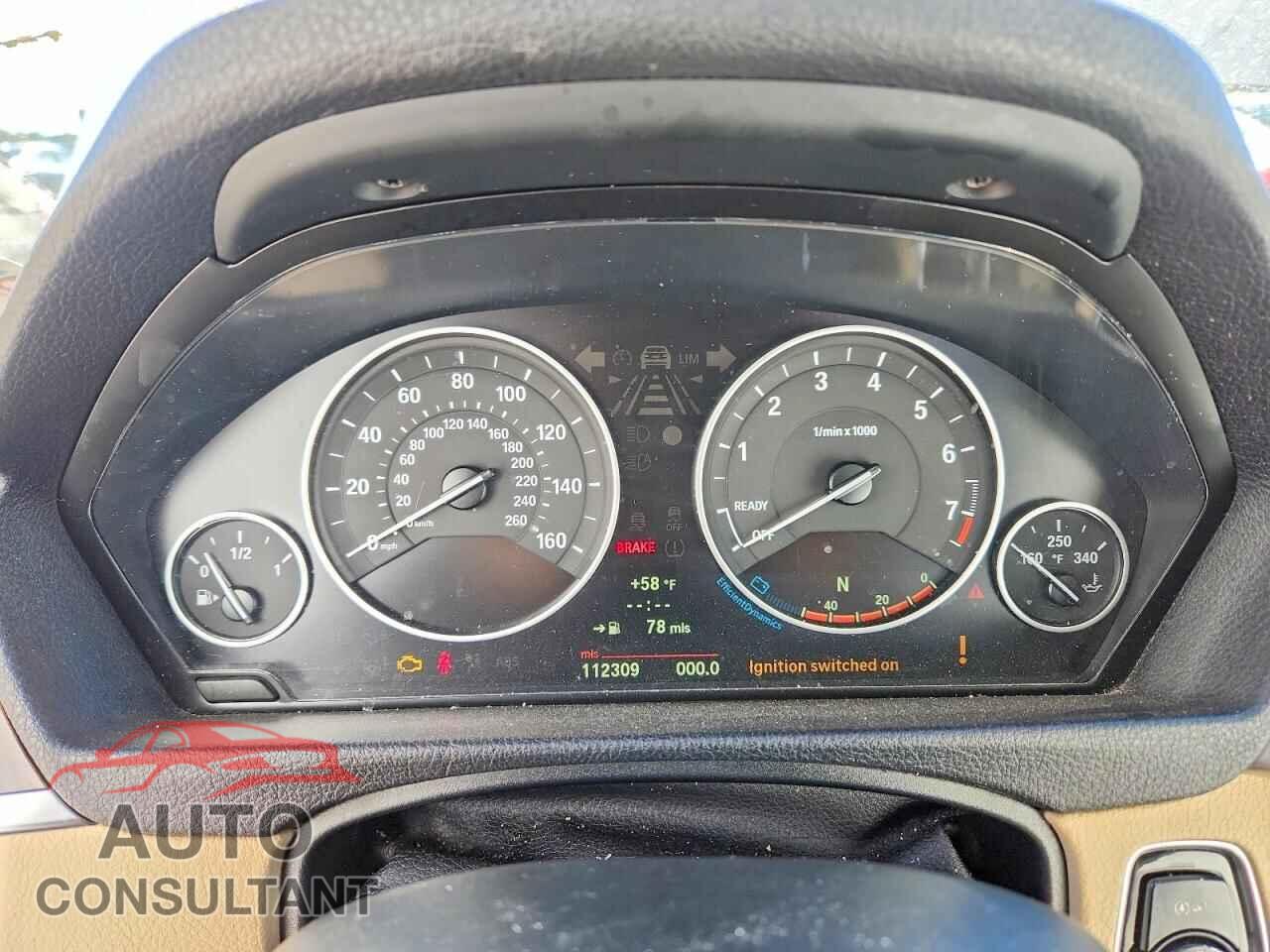 BMW 3 SERIES 2013 - WBA3B5C53DF595793