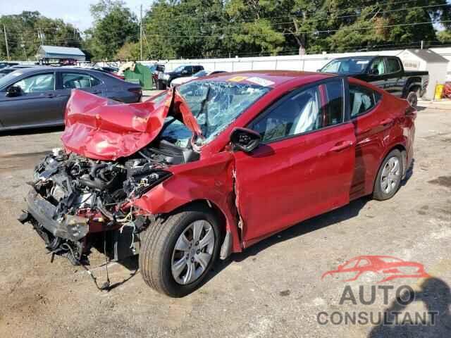 HYUNDAI ELANTRA 2016 - KMHDH4AE4GU584171