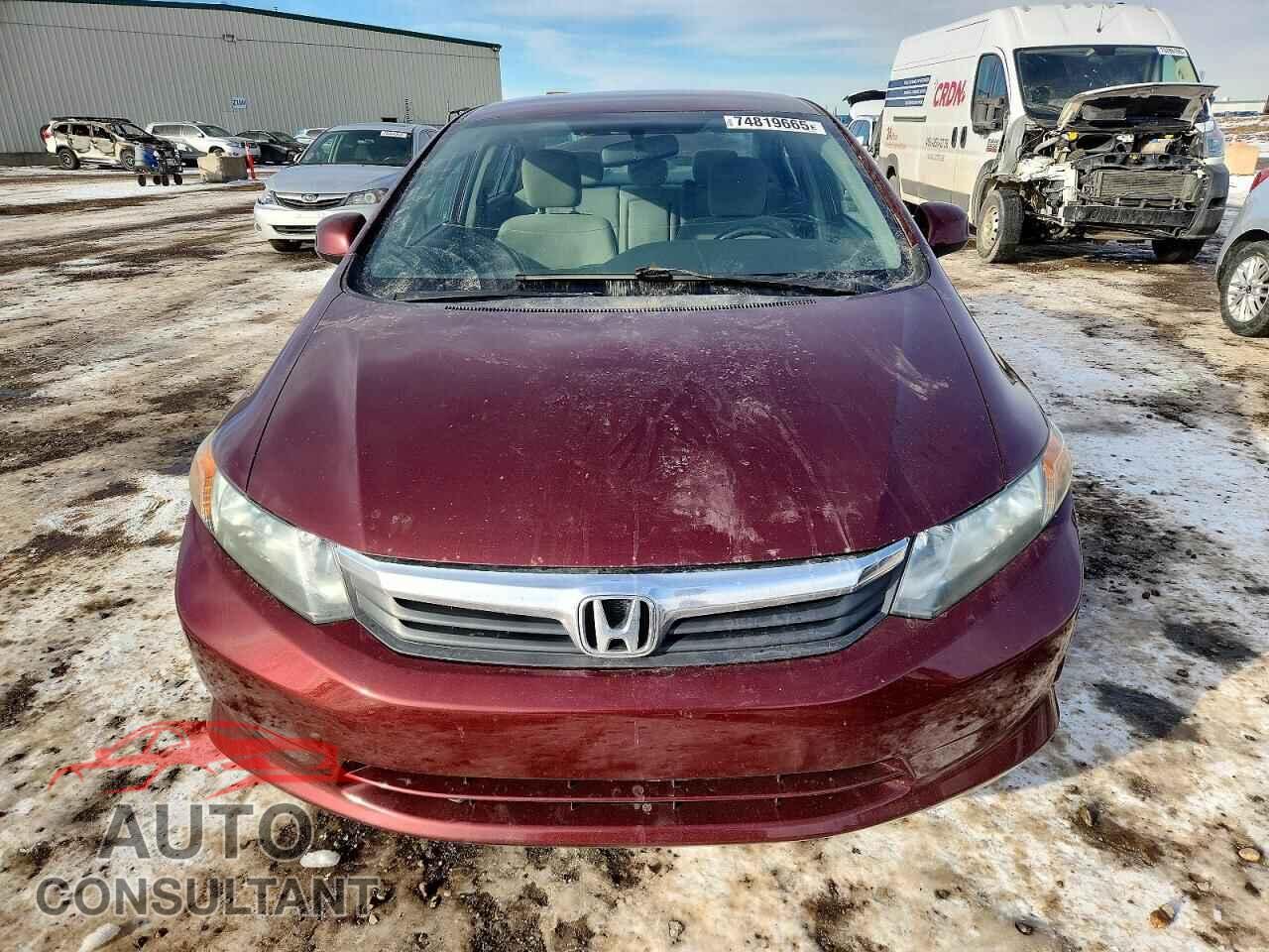 HONDA CIVIC 2012 - 2HGFB2F47CH062152