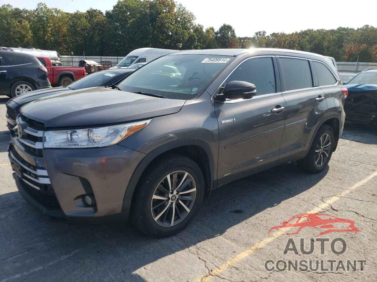 TOYOTA HIGHLANDER 2019 - 5TDJGRFH7KS065929
