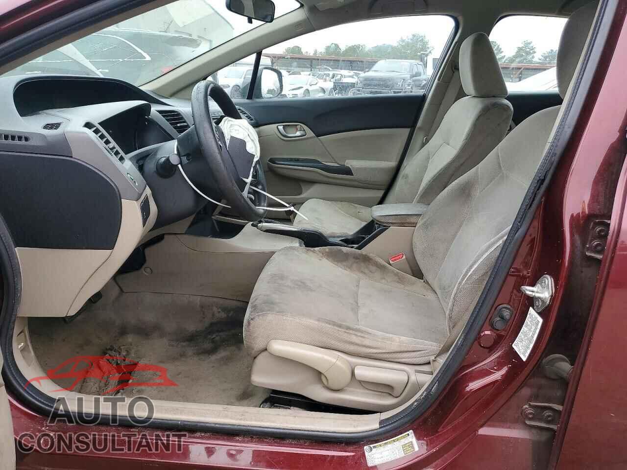 HONDA CIVIC 2012 - 19XFB2F5XCE069891