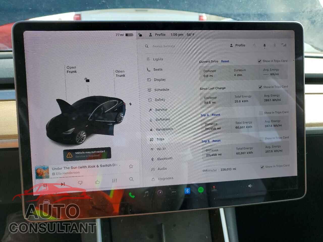 TESLA MODEL 3 2018 - 5YJ3E1EA9JF009367