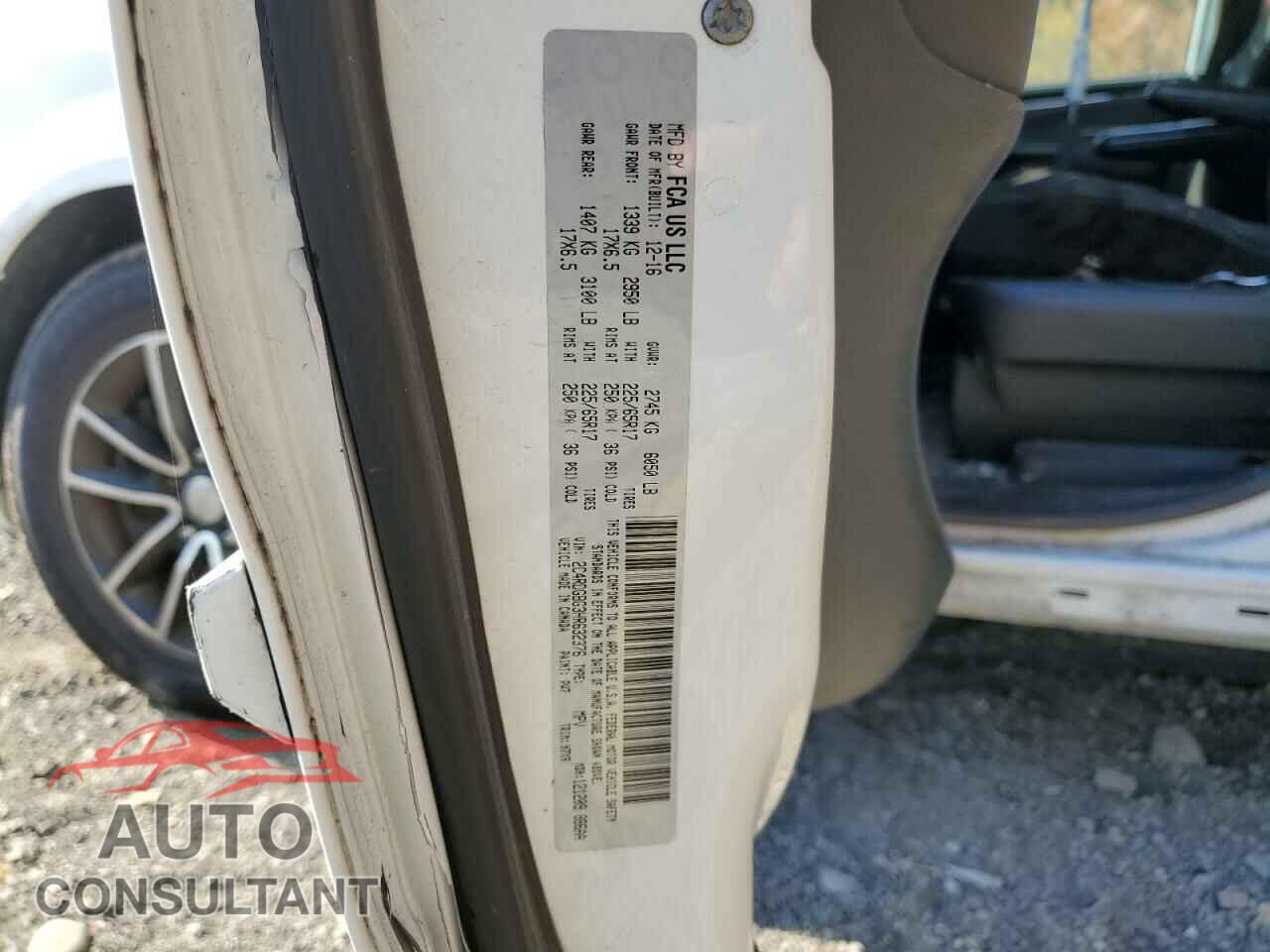 DODGE CARAVAN 2017 - 2C4RDGBG3HR632376