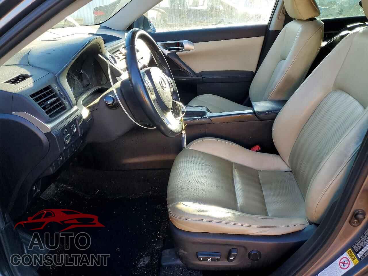 LEXUS CT 200 2012 - JTHKD5BH2C2103697