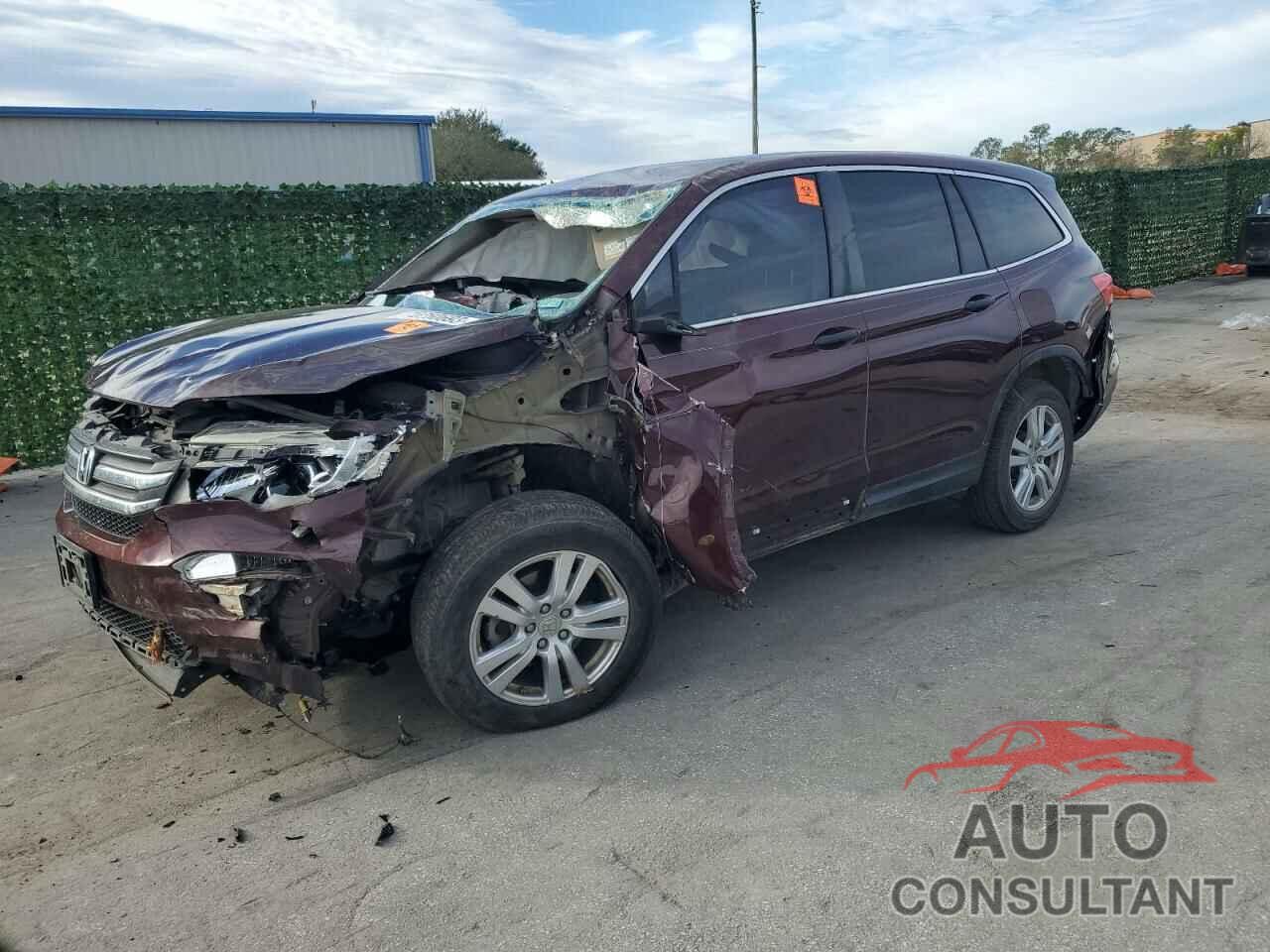 HONDA PILOT 2016 - 5FNYF5H13GB026163