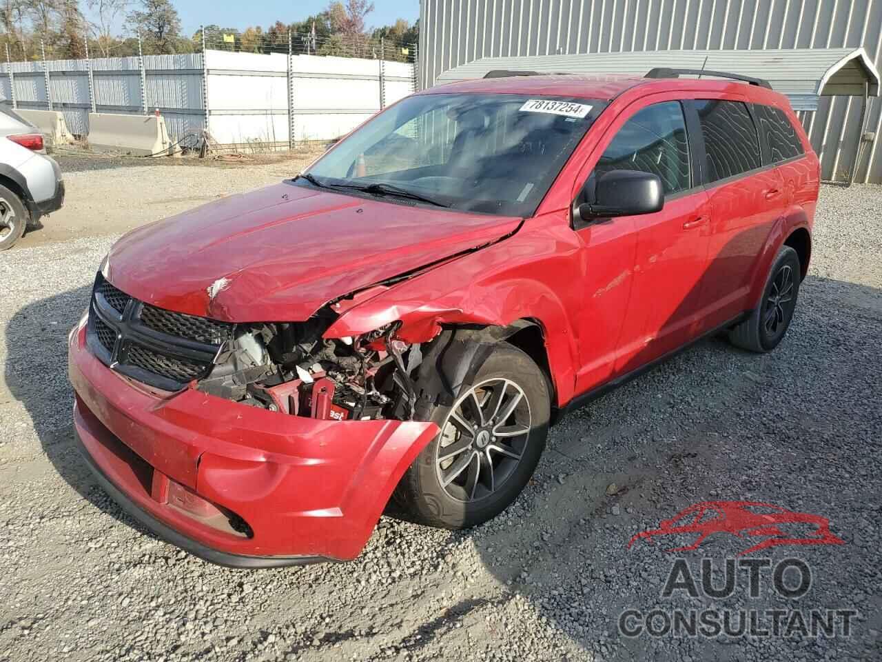 DODGE JOURNEY 2018 - 3C4PDCAB0JT530073
