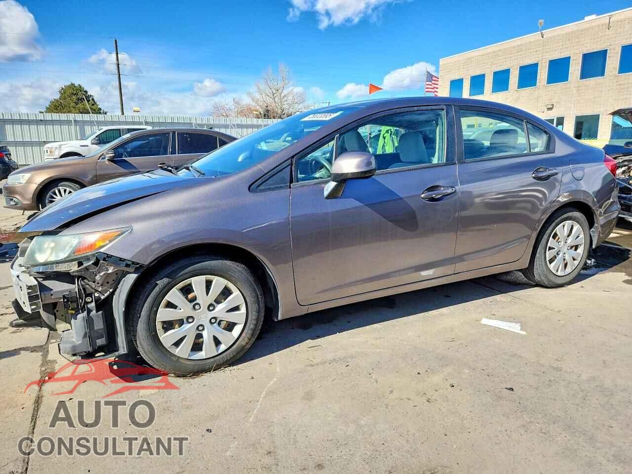 HONDA CIVIC 2012 - 19XFB2F51CE356293