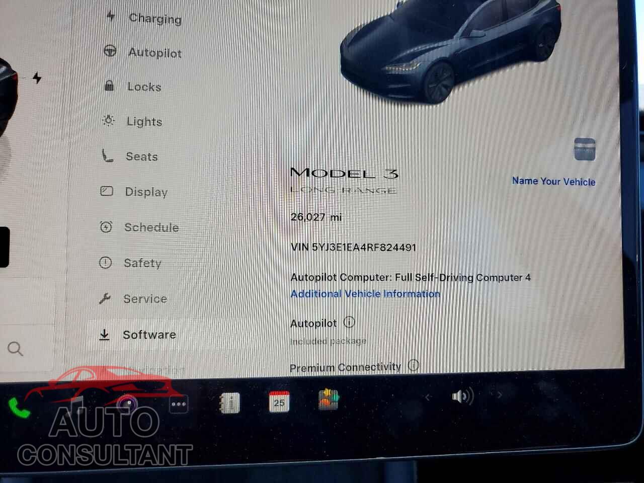 TESLA MODEL 3 2024 - 5YJ3E1EA4RF824491