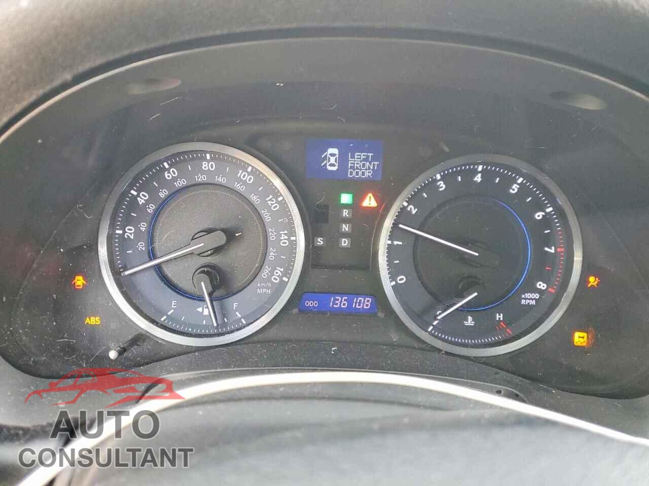 LEXUS IS 250 2013 - JTHCF5C20D5063483